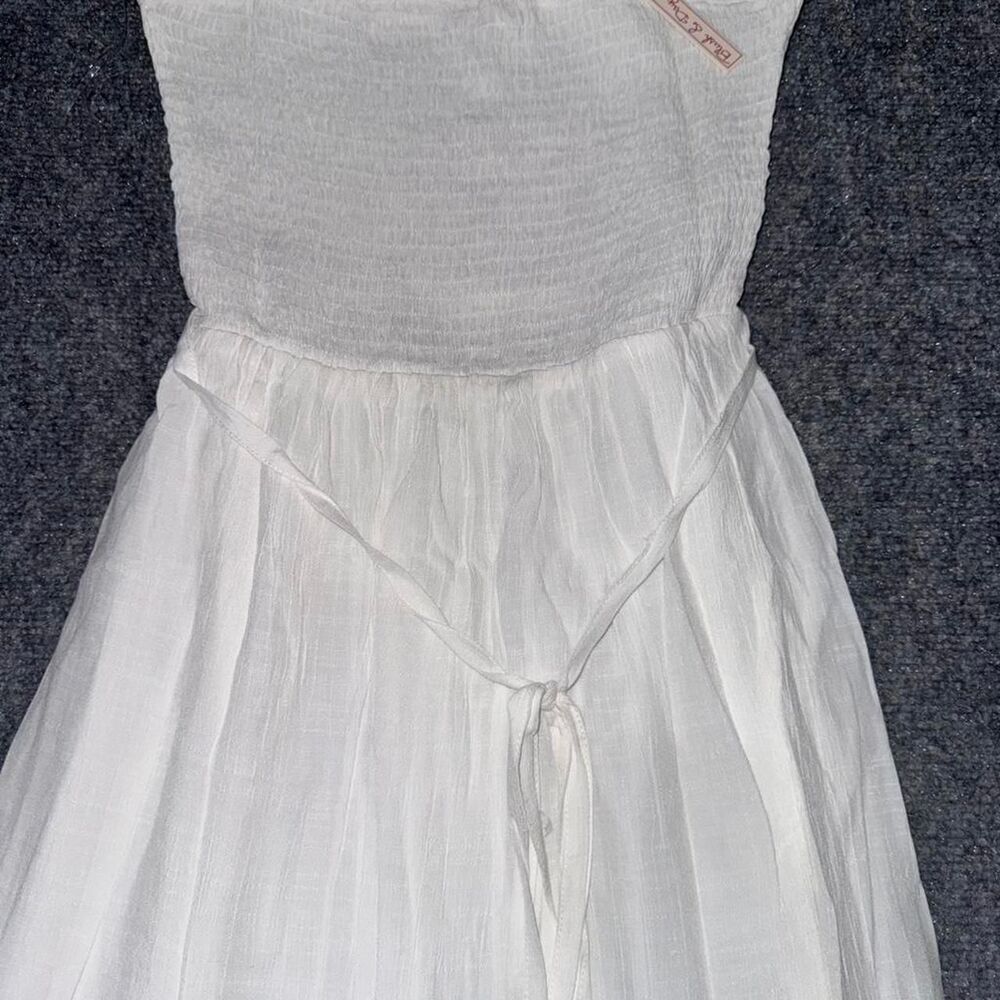 Women's Boho Strapless Dress